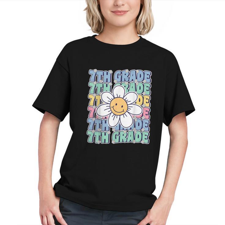 Groovy 7th Grade Back To School First Day Of Seventh Grade Graphic Youth