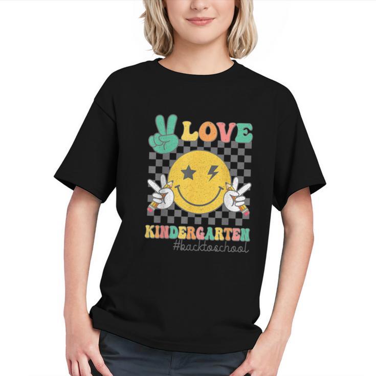 Groovy Kindergarten Grooves Back to School Youth T-shirt
