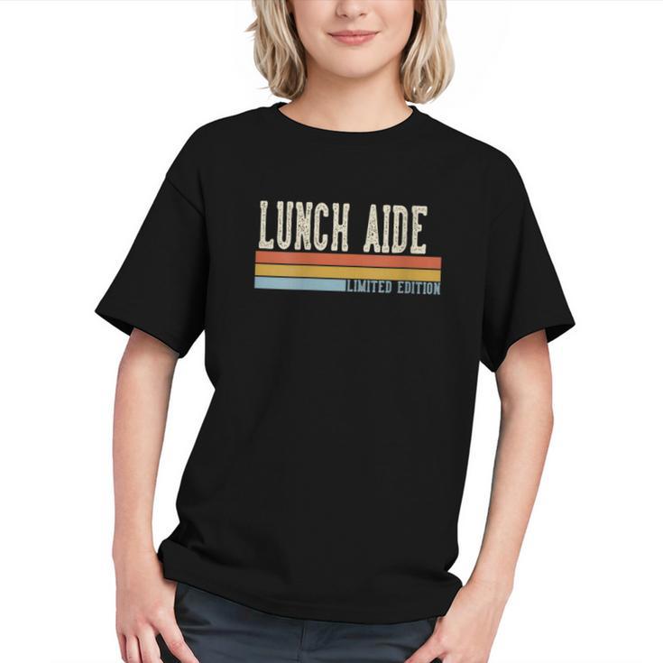 Groovy Lunch Aide Vibes: Back to School Youth T-shirt