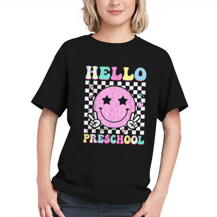 Groovy Pre-K Team Vibes Back to School Youth T-Shirt