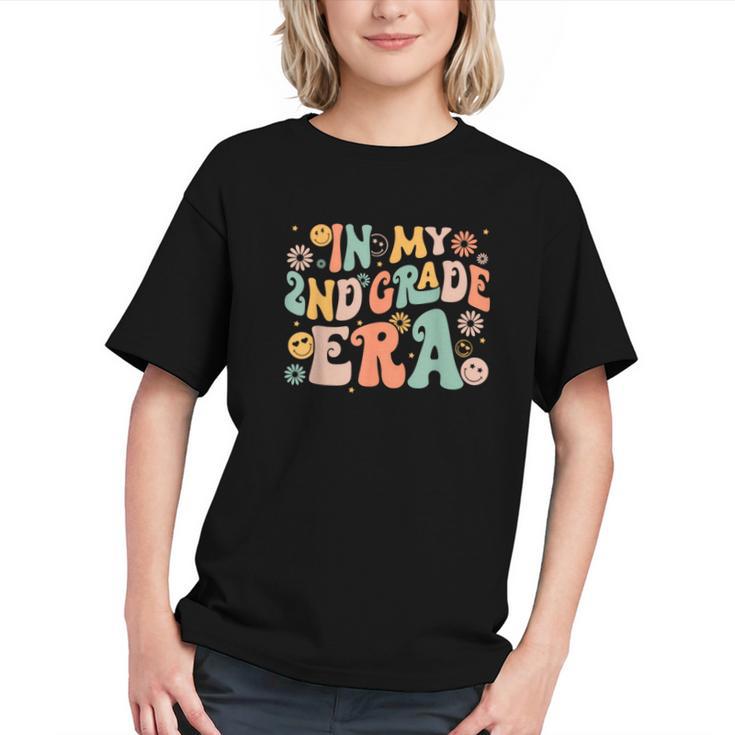 Groovy Retro 2nd Grade Era Back to School Youth T-shirt