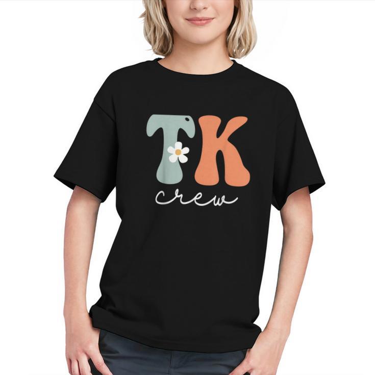 Groovy TK Crew Vibes Back to School Youth T-shirt