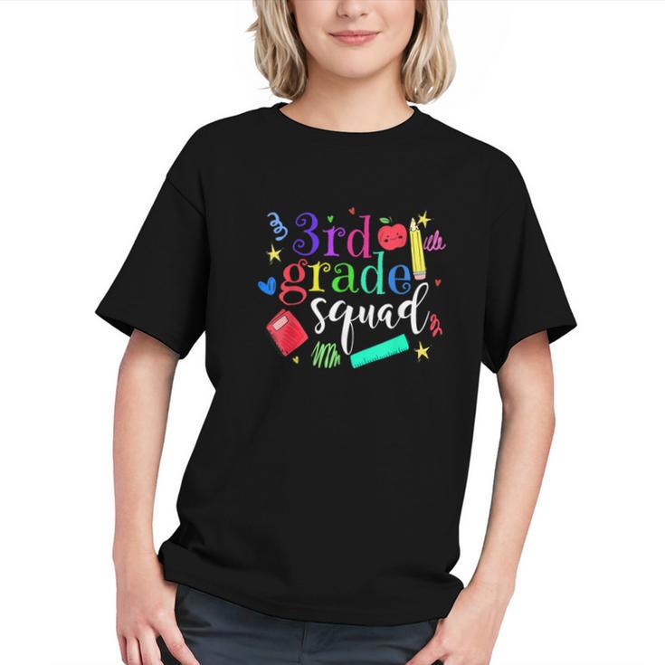 Join the 3rd Grade Squad Back to School Youth T-Shirt