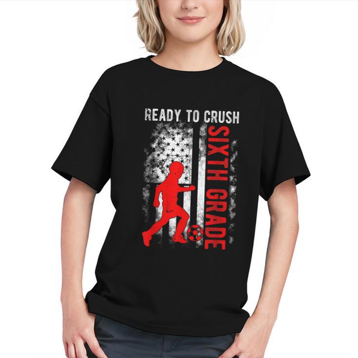 Kickoff 6th Grade! Soccer Back to School Youth T-Shirt