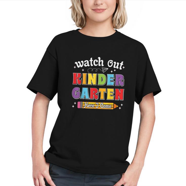 Kindergarten Here I Come! Back to School Youth T-Shirt
