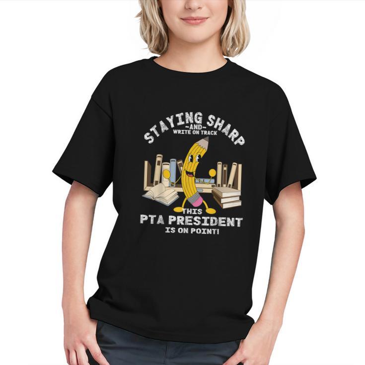 Lead with Leadership: PTA President Back to School Youth T-Shirt