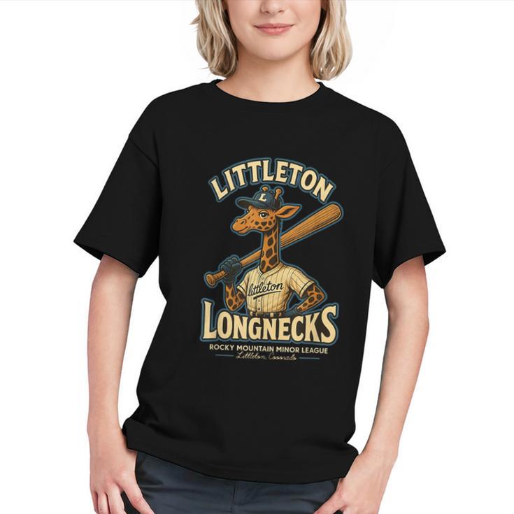 Littleton Longnecks Retro Minor League Baseball Graphic Youth