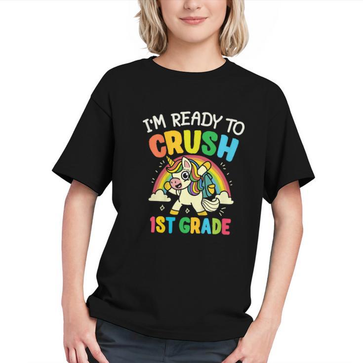 Magical Unicorn First Grade Back to School Youth T-Shirt