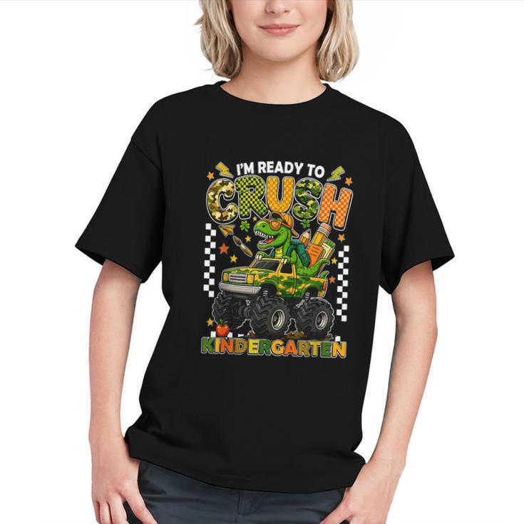 Monster Truck Kindergarten Back to School Youth T-Shirt