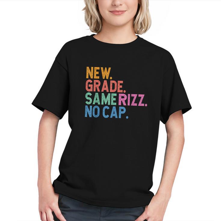 New Grade, Same Rizz! Back to School Youth T-shirt
