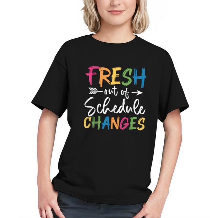 No More Schedule Changes! Back to School Counselor Youth T-Shirt No More Schedule Changes! Back to School Counselor Youth T-Shirt