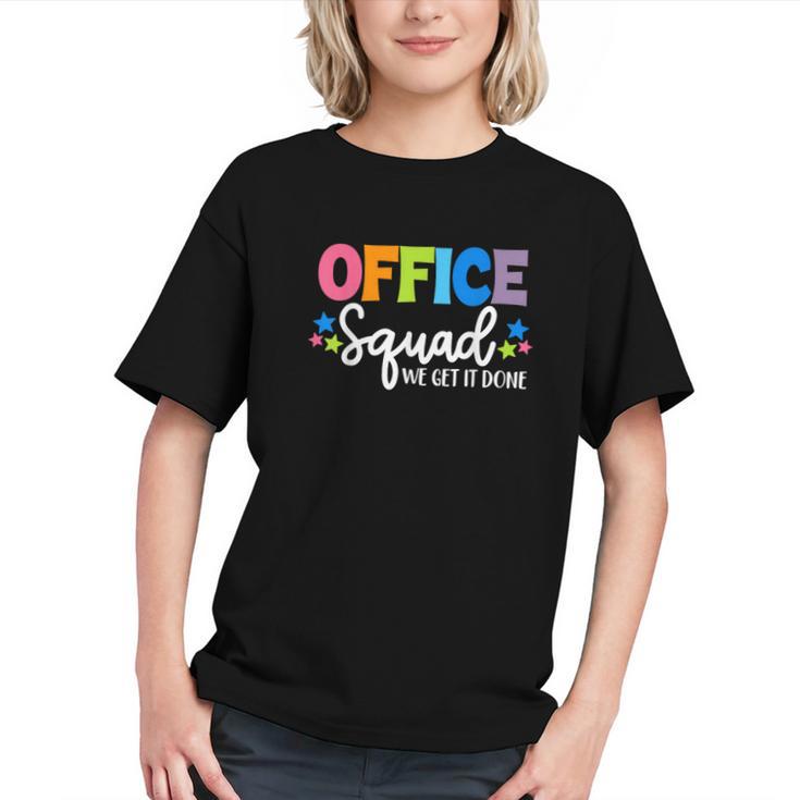 Office Squad Getting It Done! Back to School Youth T-shirt