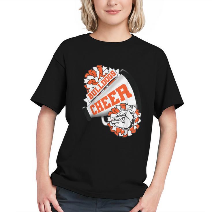 Orange Pride: Bulldogs Cheer Team Back to School Youth T-shirt
