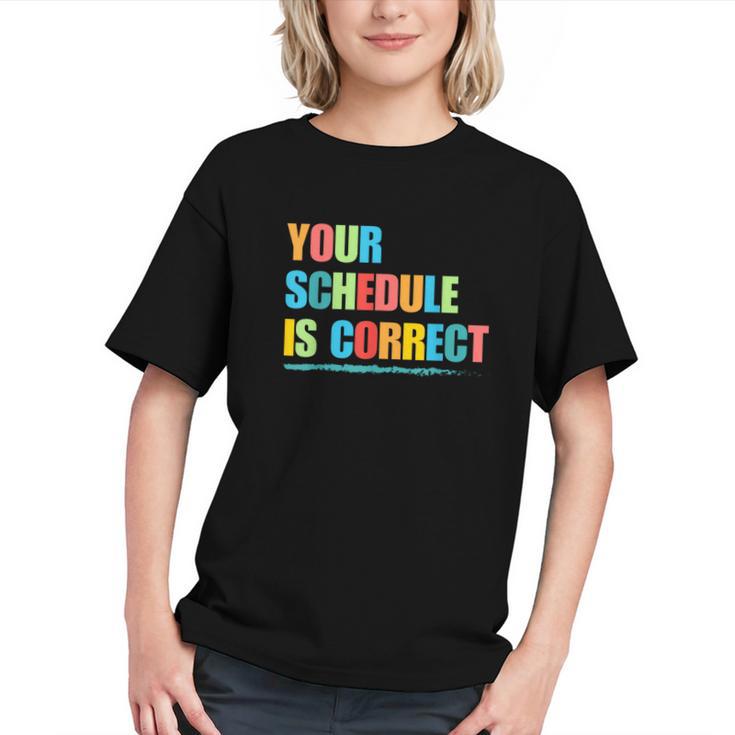 Own the Daily Routine! Back to School Youth T-shirt