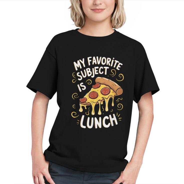 Pizza, Lunch & Back to School Fun Youth T-Shirt