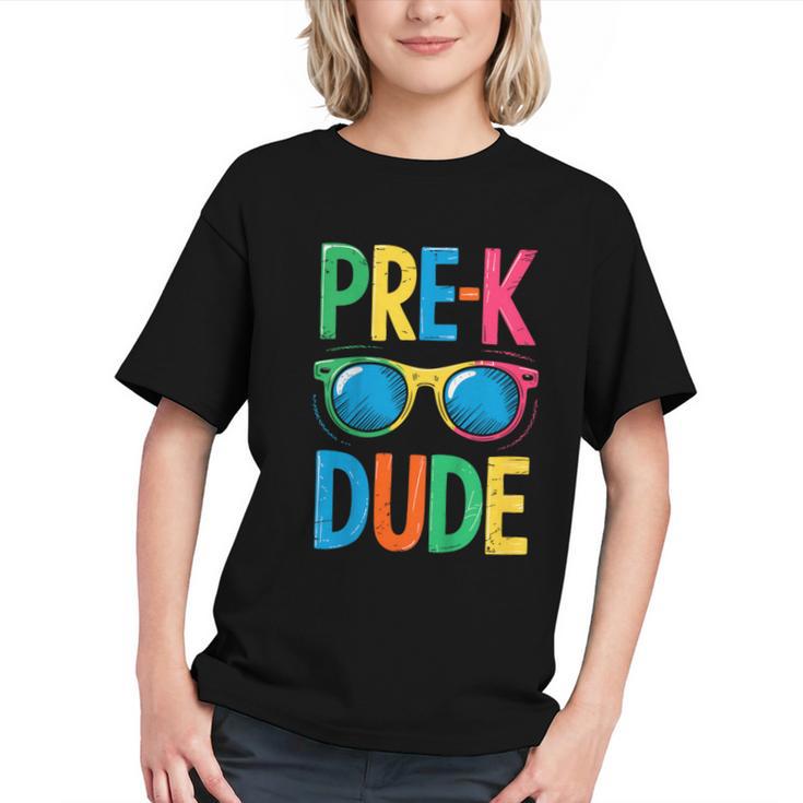 Pre-K Dude Shirt Back To School First Day Of Preschool Boy Graphic Youth Pre-K Dude Shirt Back To School First Day Of Preschool Boy Graphic Youth