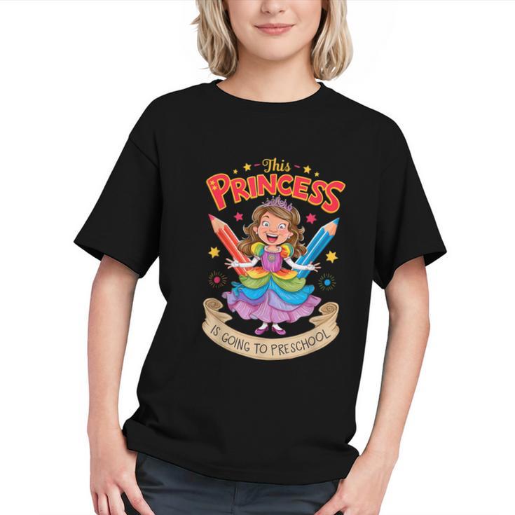 Preschool Princess Royalty Back to School Youth T-Shirt