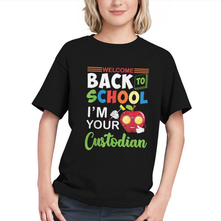 Proud Custodian Welcomes Students Back to School Youth T-Shirt