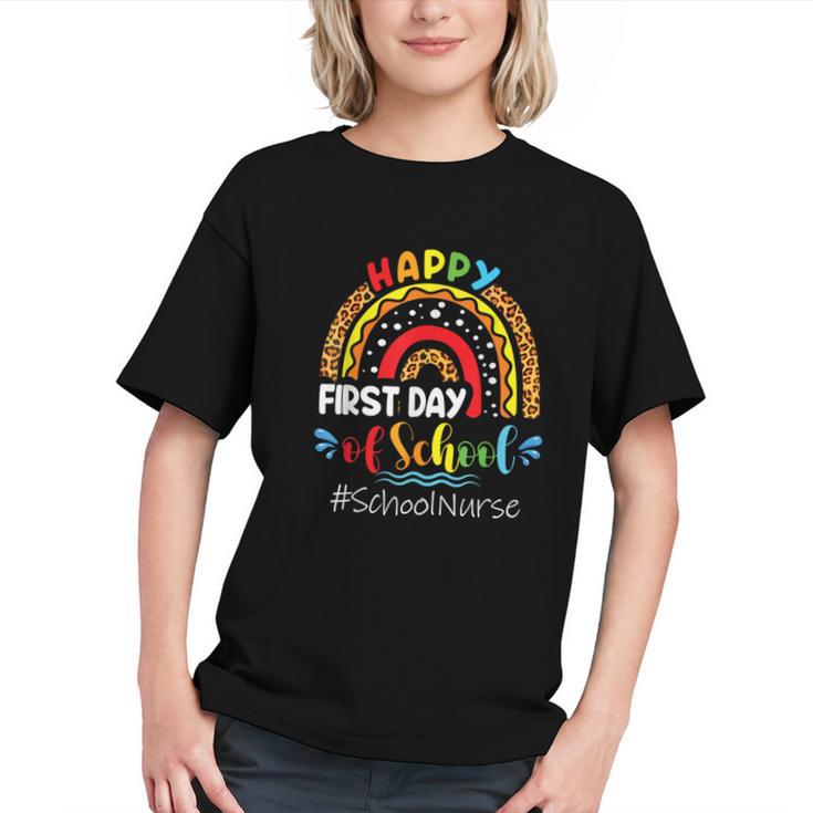 Rainbow School Nurse: Fun Back to School Youth T-shirt