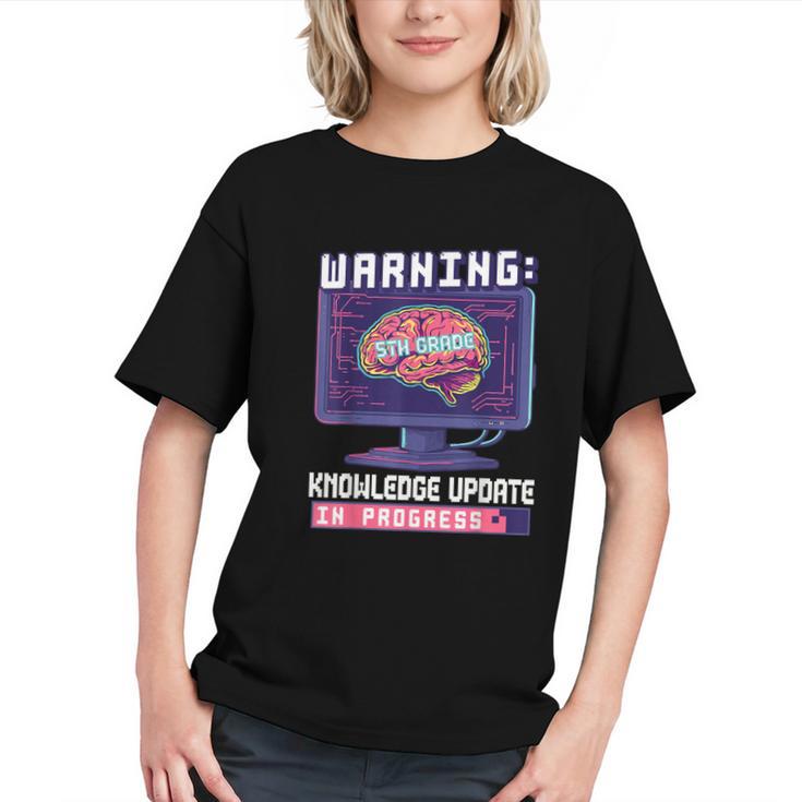 Ready for 5th Grade Tech! Computers Back to School Youth T-shirt