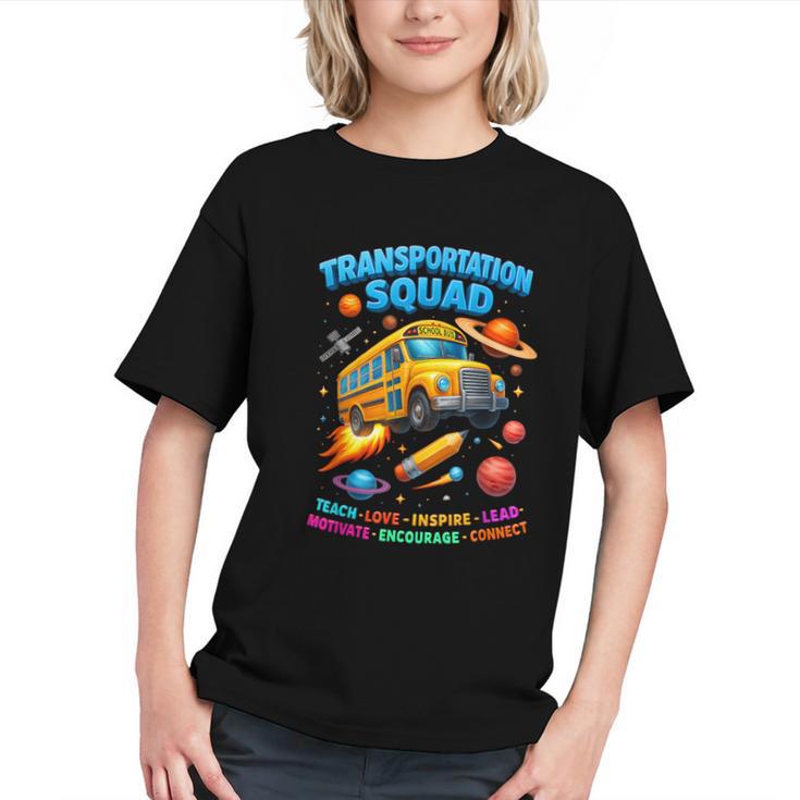 Retro Bus Driver Crew Back to School Youth T-shirt
