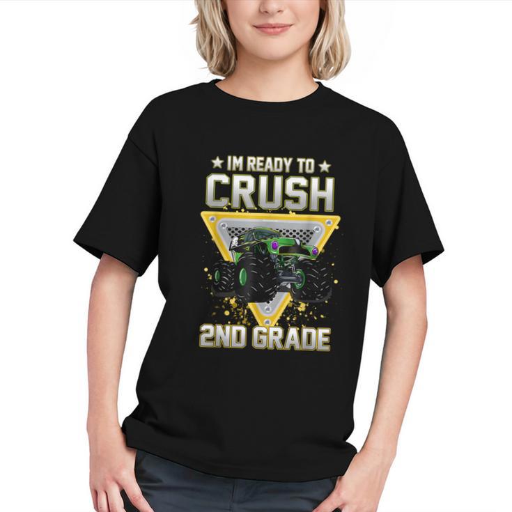 Roar into 2nd Grade! Monster Truck Back to School Youth T-Shirt