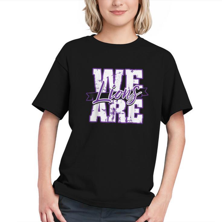 Roar with Pride! Lions Back to School Youth T-Shirt