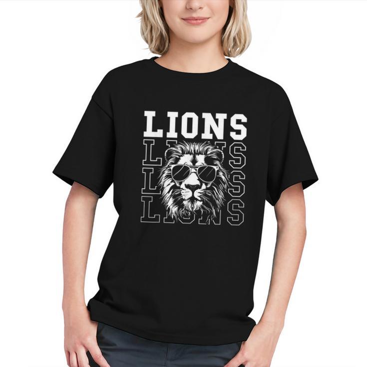 Roar with Pride! Vintage Lions Back to School Youth T-shirt