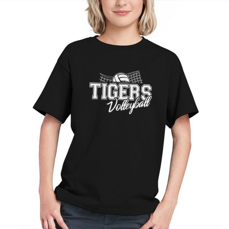 Roar with Team Pride! Tiger Volleyball Back to School Youth T-shirt