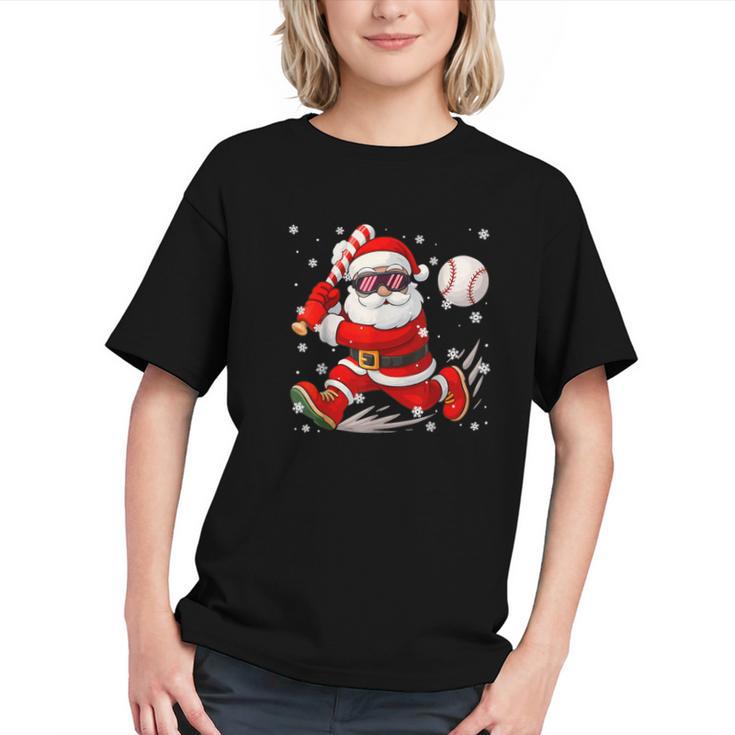 Santa Baseball Christmas Pajamas Xmas Men Boy Toddlers Graphic Youth