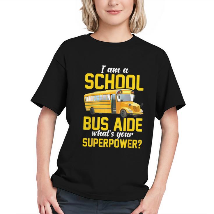 School Bus Aide Back To School Transport Bus Aide Graphic Youth