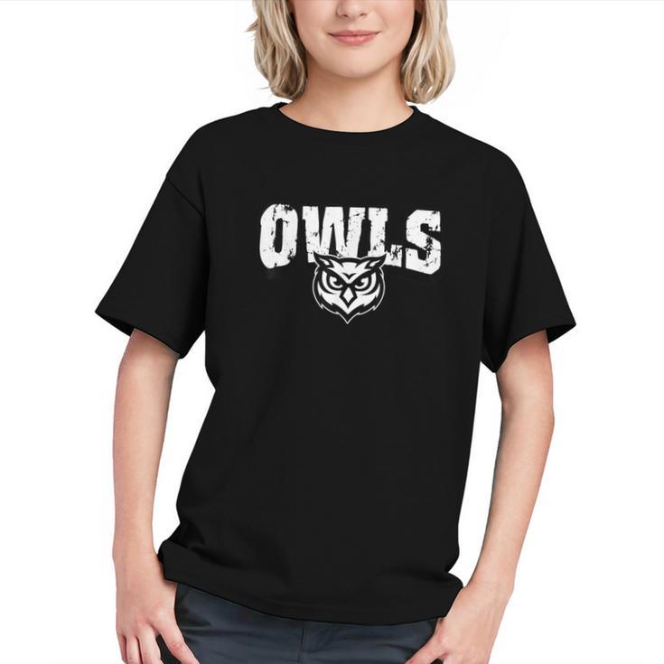 Show Your School Pride! Owls Back to School Youth T-shirt