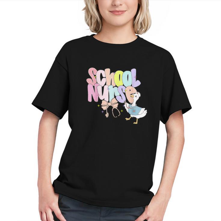 Silly Goose School Nurse Back to School Youth T-shirt Silly Goose School Nurse Back to School Youth T-shirt