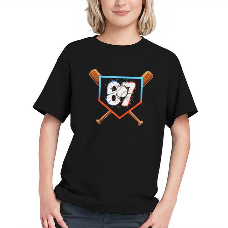 Six Seven 67 Baseball Birthday Boy Men Kids Boys Graphic Youth