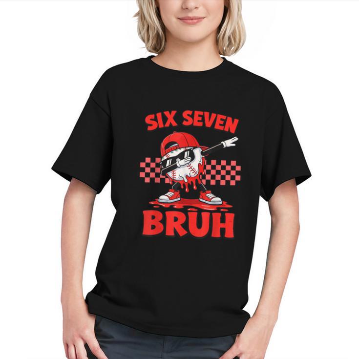 Six Seven 67 Bruh Baseball Valentine’s Day Teens Boys Kids Graphic Youth
