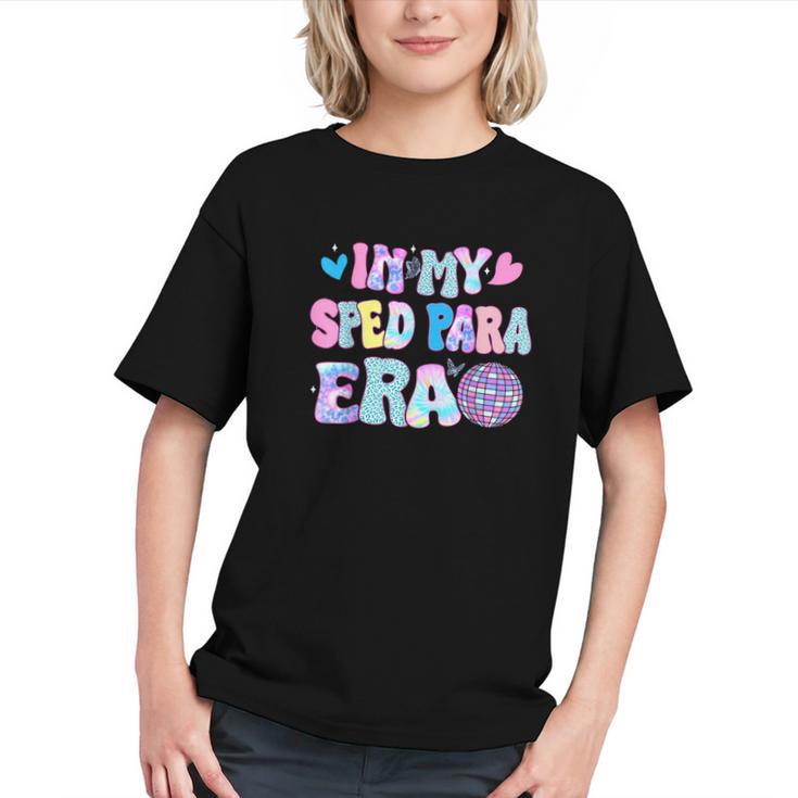 Sped Para Era Vibes! Groovy Back to School Youth T-shirt