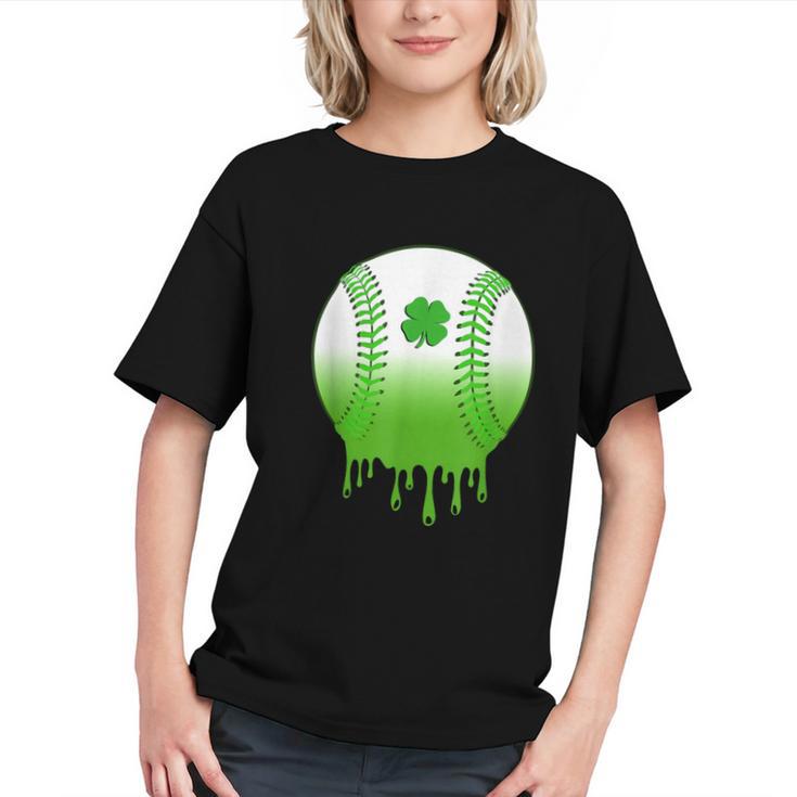 St Patricks Day Shamrock Baseball Irish Boys Kids Men Graphic Youth