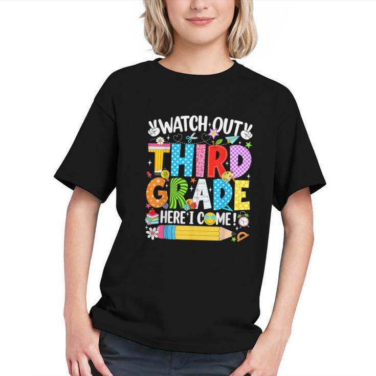 Stepping Into 3rd Grade! Back to School Youth T-shirt
