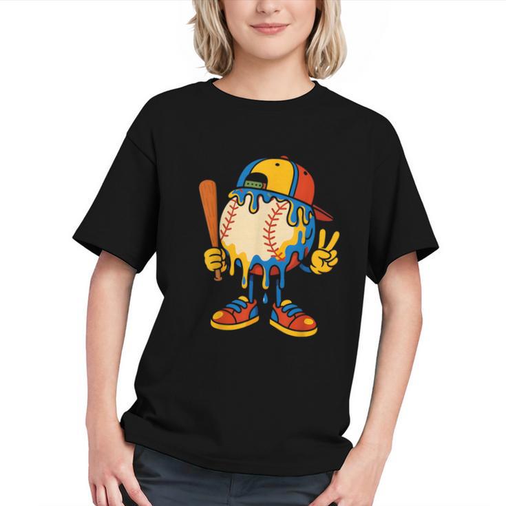 Sweet Baseball Drip for the First Day! Back to School Youth T-Shirt