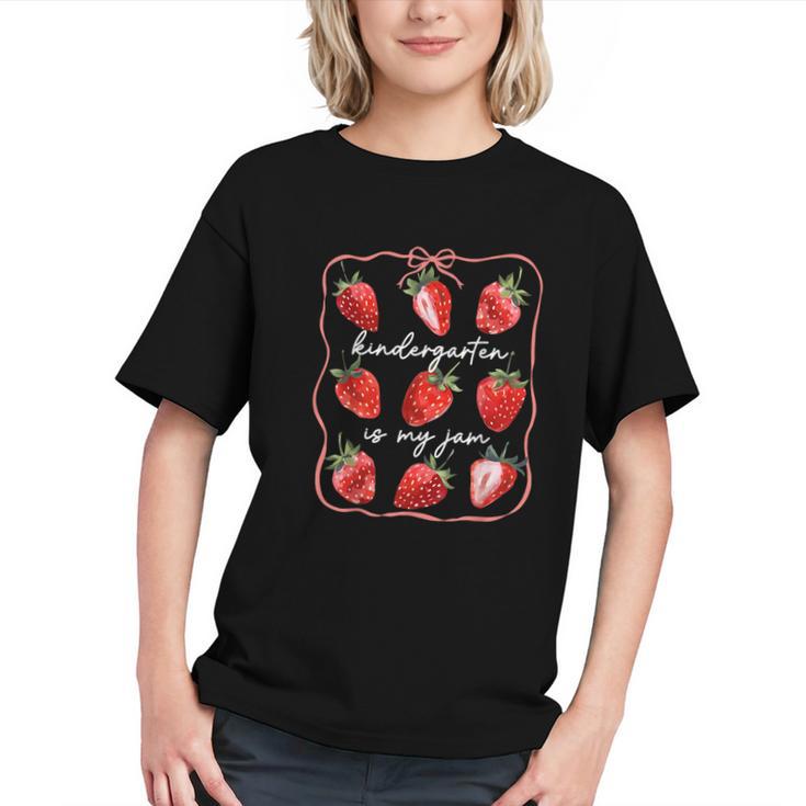 Sweet Strawberry Jam into Kindergarten Back to School Youth T-Shirt
