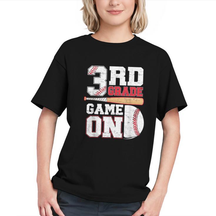 Swing into 3rd Grade! Baseball Back to School Youth T-shirt