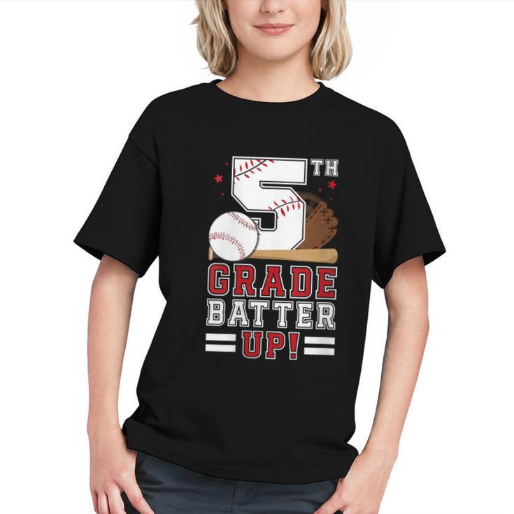 Swing into 5th Grade! Baseball Back to School Youth T-shirt