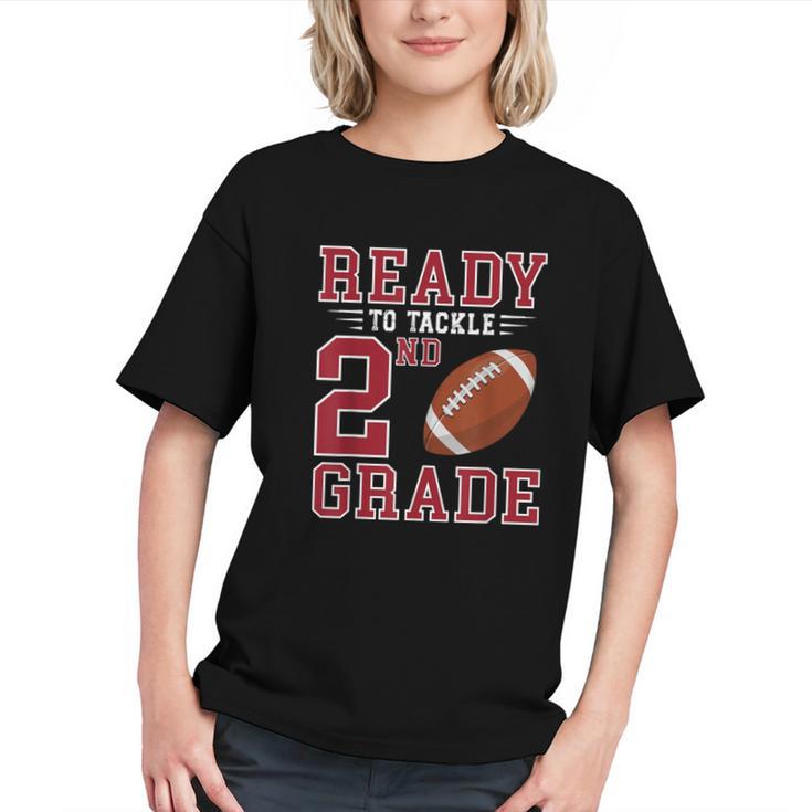 Tackle 2nd Grade Football Back to School Youth T-Shirt