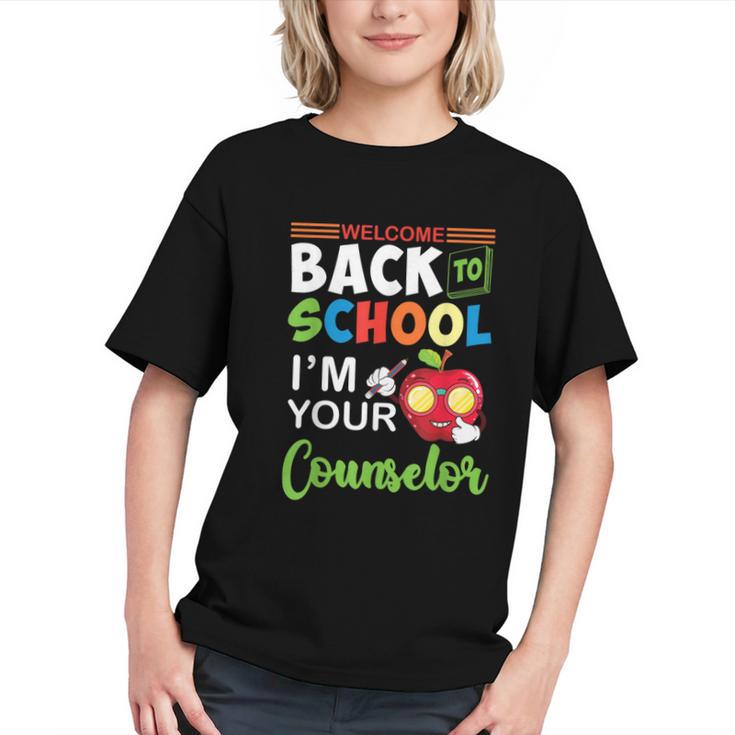 Welcome Back To School Students I'm Your Counselor Proud Graphic Youth