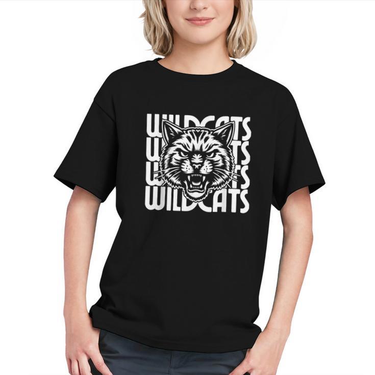 Wildcats School Spirit Team Wildcat Go Back To School Graphic Youth Wildcats School Spirit Team Wildcat Go Back To School Graphic Youth