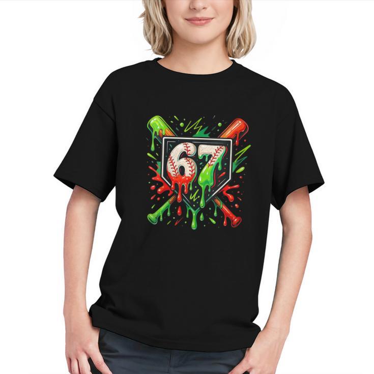 Xmas Baseball Six Seven 67 Meme Ice Cream Drip Men Women Graphic Youth