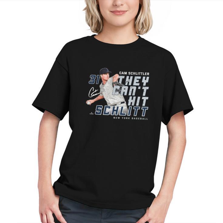They Can't Hit Schlitt Cam Schlittler New York Baseball MLBP Graphic Youth