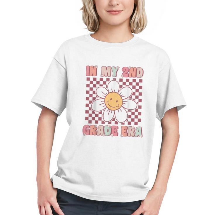 In My 2nd Grade Era Cute Groovy Second Grade Back To School Graphic Youth
