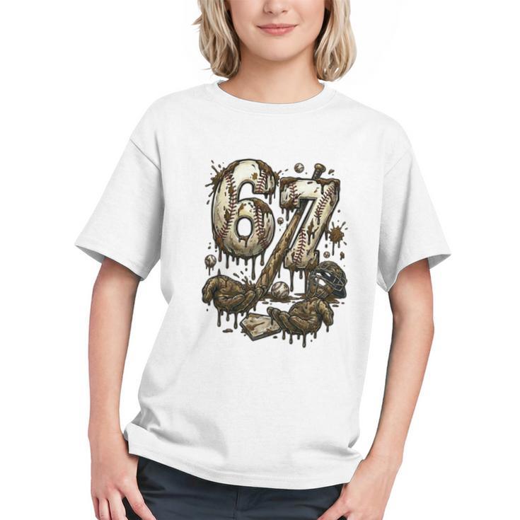 67 Baseball Six Seven Baseball 6 7 Kids Boys Girls Graphic Youth