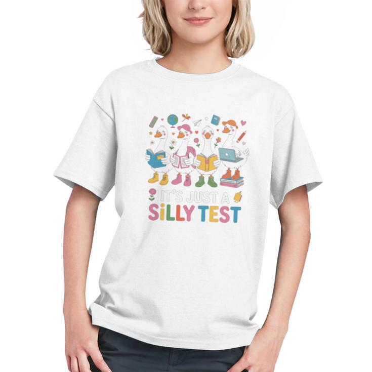 Ace Your Test, Silly Geese! Back to School Youth T-Shirt